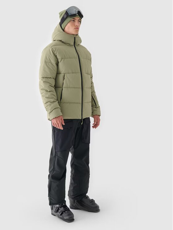 4F 4F Giacca da sci 4FWAW24TTJAM580-43S Verde Regular Fit