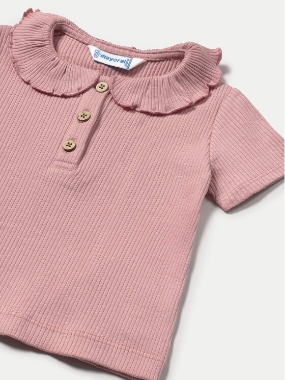 Mayoral Mayoral Polokošeľa 1104 Ružová Slim Fit