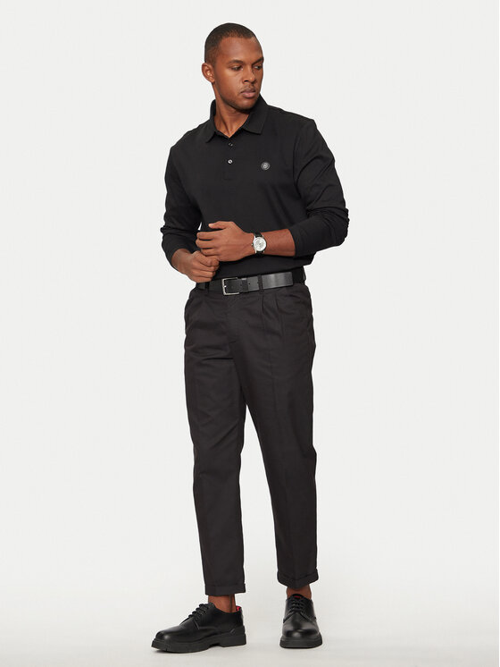 BOSS Boss Polo 50523917 Crna Regular Fit