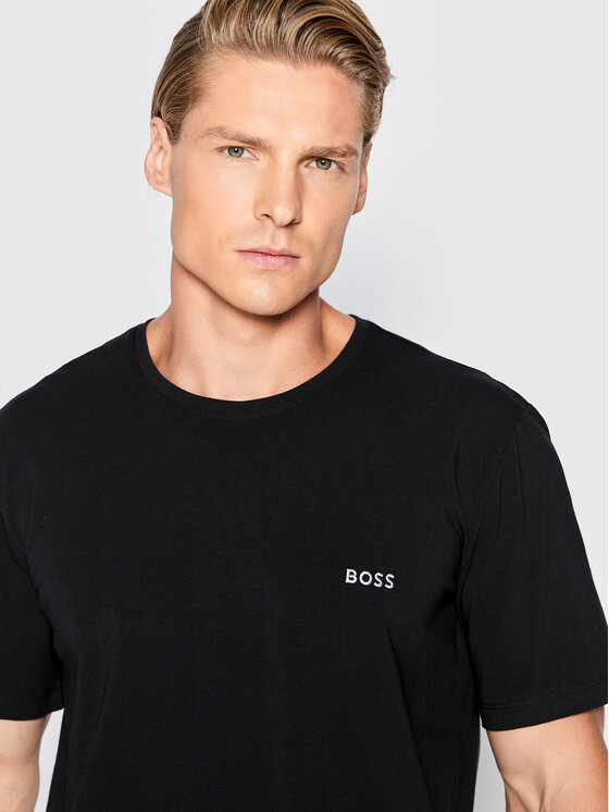 BOSS Boss Marškinėliai Mix&Match 50469550 Juoda Relaxed Fit