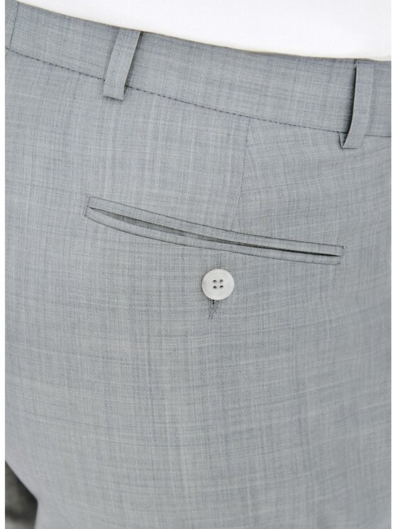 Pako Lorente Pako Lorente Spodnie garniturowe P26SP-6G-028 Szary Slim Fit