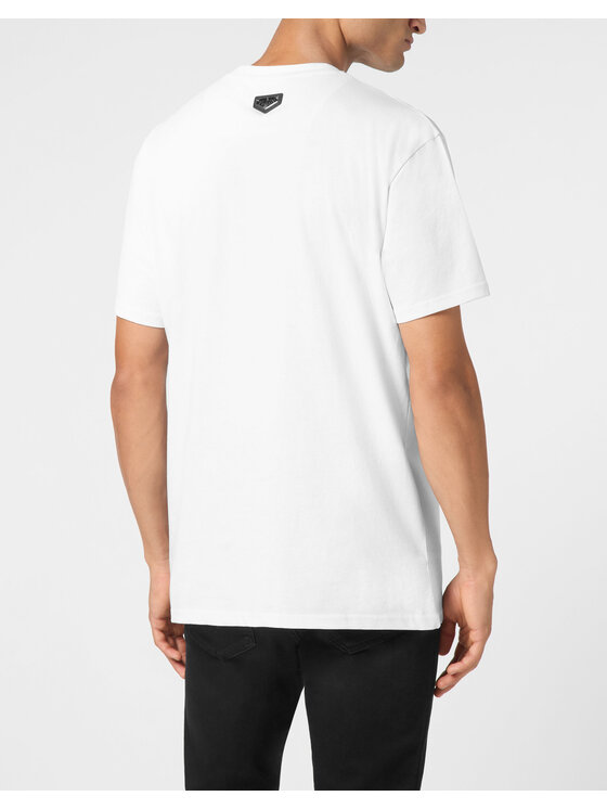 PHILIPP PLEIN PHILIPP PLEIN T-Shirt 9565 Biały Regular Fit