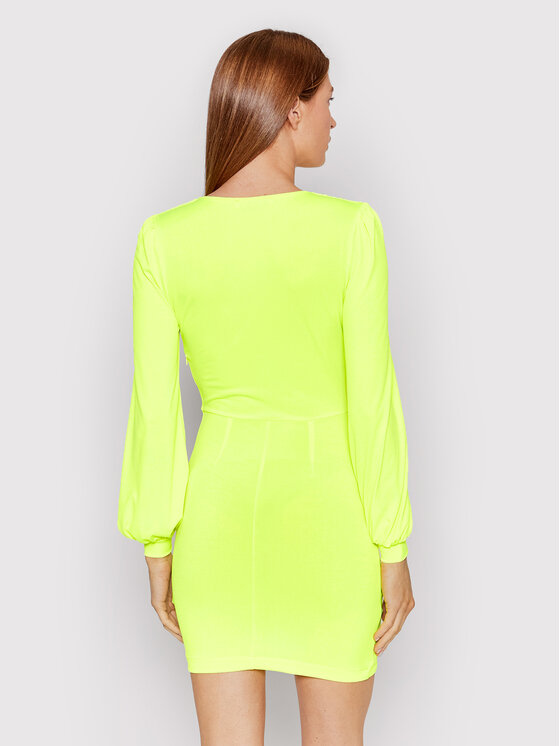 Rinascimento Rinascimento Coctailkleid CFC0107346003 Gelb Slim Fit