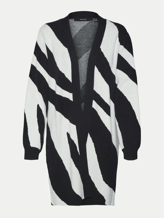 Vero Moda Vero Moda Kardigan Nancy 10310777 Czarny Loose Fit