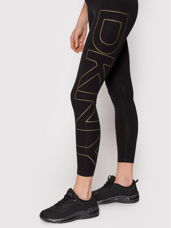 Leggings DP1P2771 Nero Slim Fit