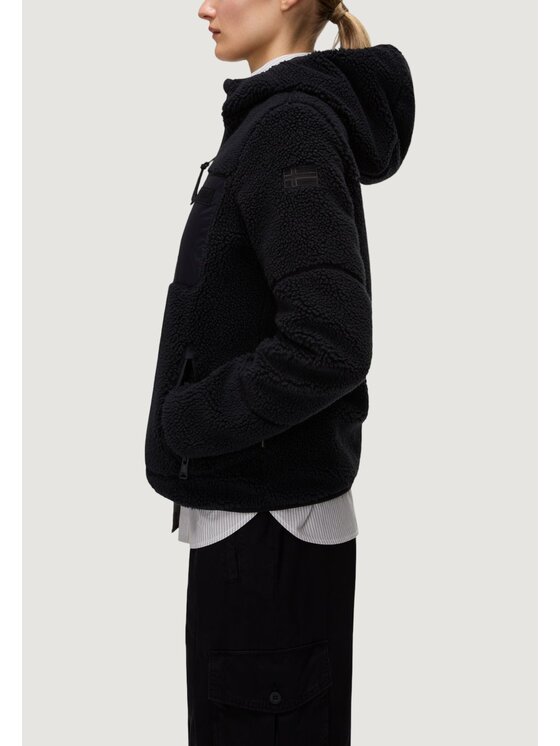 Napapijri Napapijri Felpa YUPIK OG H W Nero Egg Fit