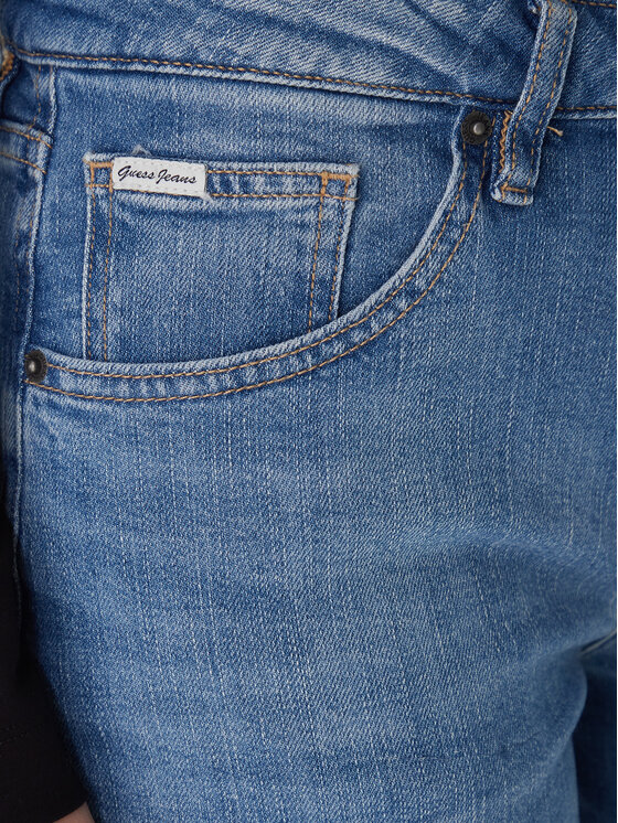 Guess Jeans Guess Jeans Džinsi W5YA0I D0022 Zils Boyfriend Fit