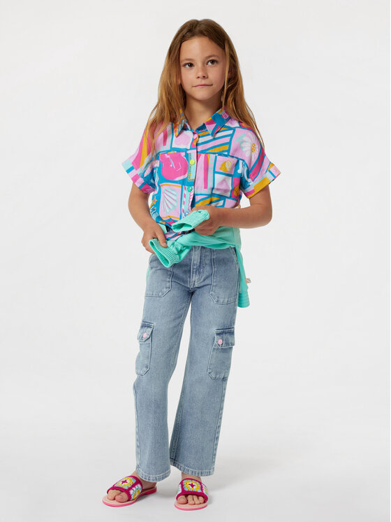Billieblush Blugi U20133 Albastru Loose Fit