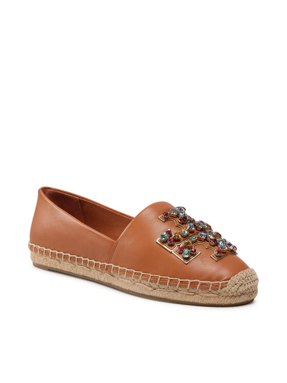tory burch ines embellished leather espadrilles