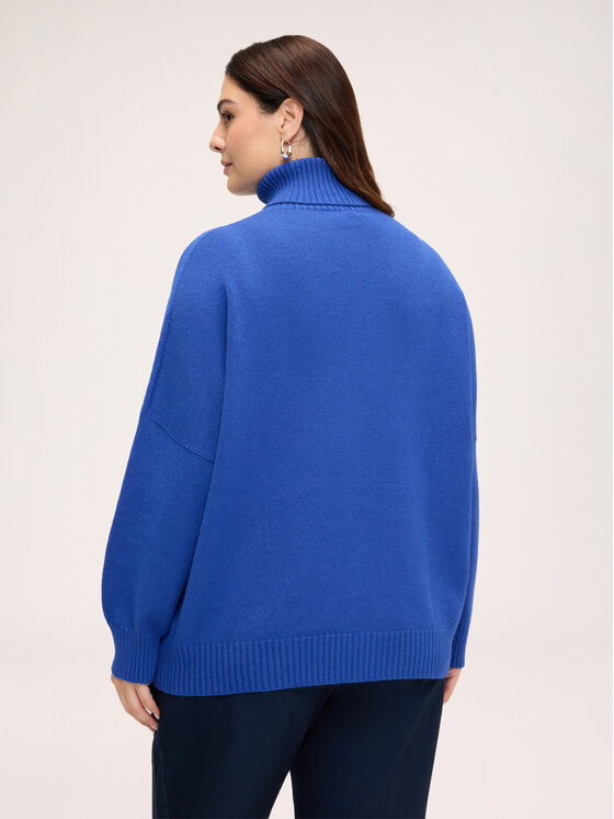 Fiorella Rubino Fiorella Rubino Sweter M391E002448N024 Turkusowy Regular Fit