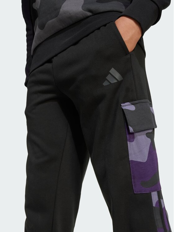 adidas adidas Spodnie materiałowe 151059 Czarny Regular Fit