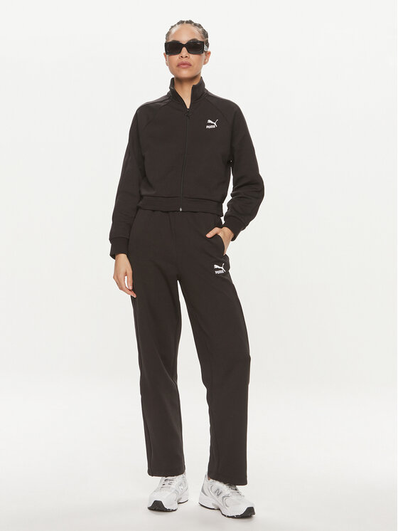 Puma Puma Μπλούζα T7 624211 Μαύρο Relaxed Fit