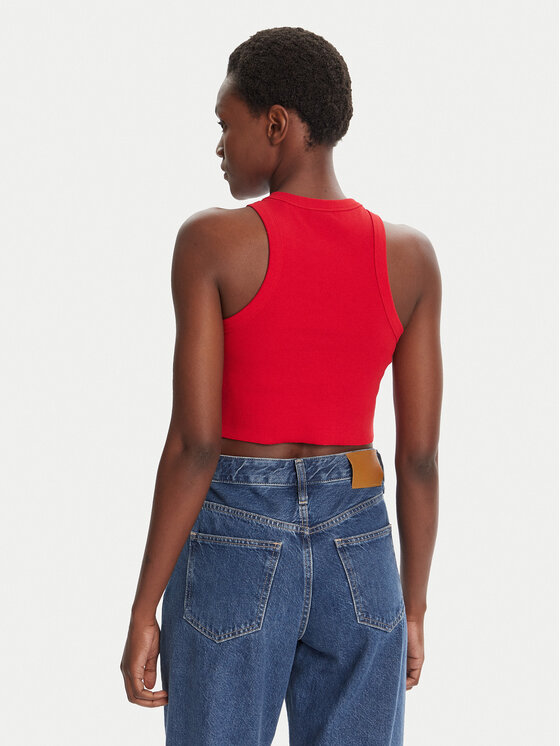 HUGO HUGO Top Baby 50511450 Bordowy Slim Fit