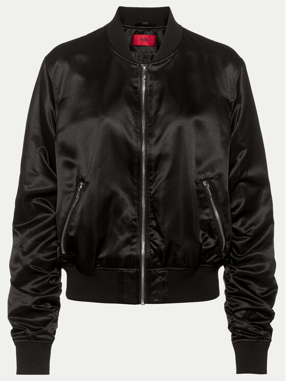 HUGO Hugo Bomberjacke Fleura-1 50430669 Schwarz Regular Fit