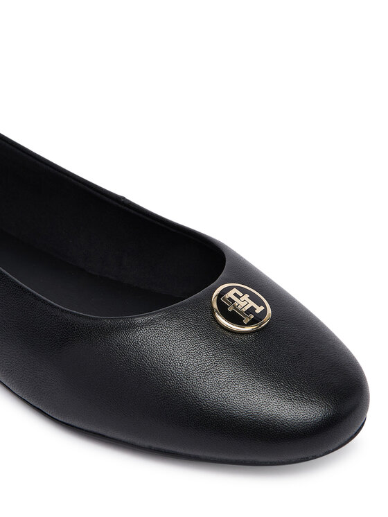 Tommy Hilfiger Tommy Hilfiger Μπαλαρίνες Th Plate FW0FW09374 Μαύρο