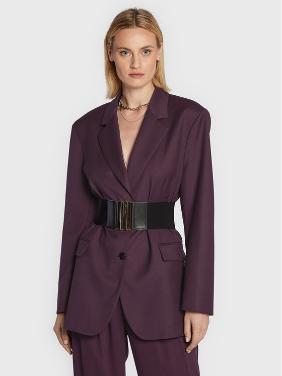 Patrizia Pepe Patrizia Pepe Zakó 8S0442/A106-M424 Lila Oversize