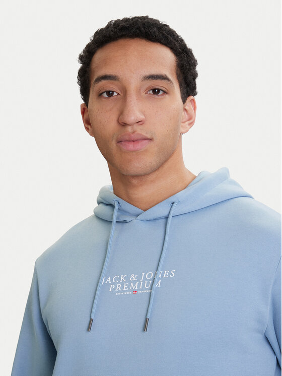Jack & Jones Jack & Jones Hanorac Archie 12216335 Albastru deschis Regular Fit