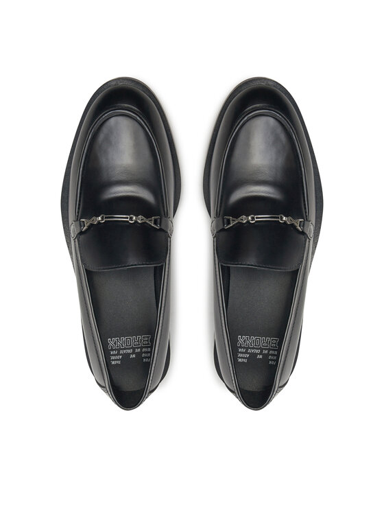 Bronx Bronx Loafers Next-Wagon 66492-OS Čierna