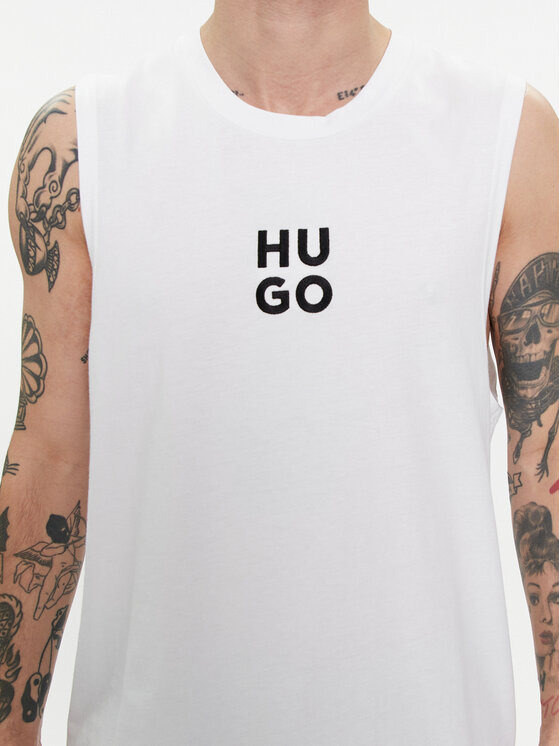 HUGO Hugo Майка Beach 50510189 Білий Regular Fit