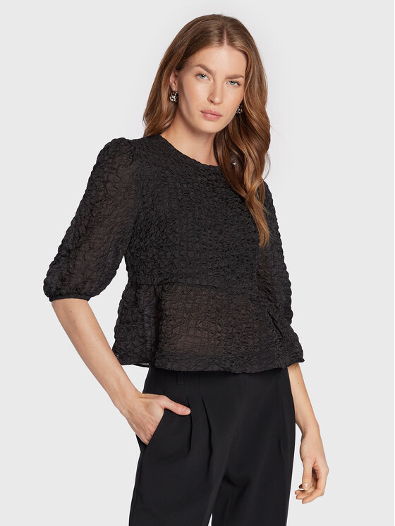 Glamorous Bluza CK6660 Črna Regular Fit