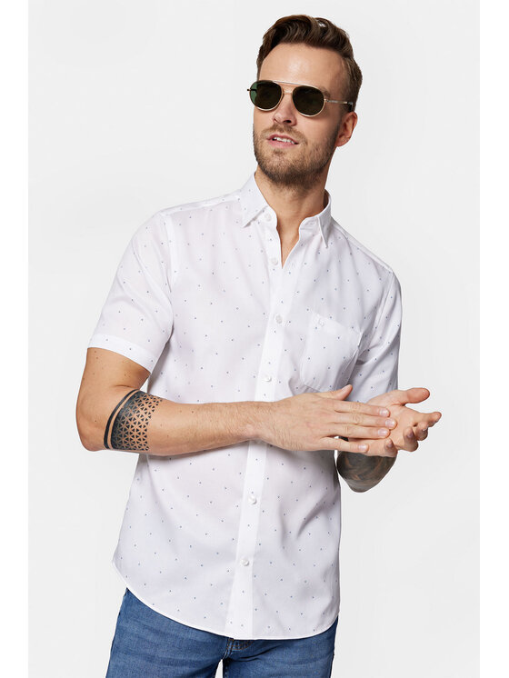 Lancerto Lancerto Koszula Carrie KO073123000049 Biały Slim Fit