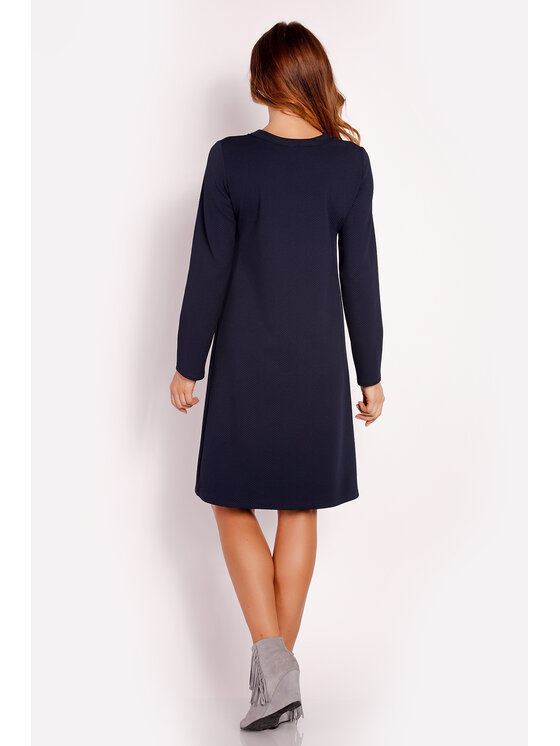 Awama Awama Abito da cocktail L010 Blu scuro Basic Fit