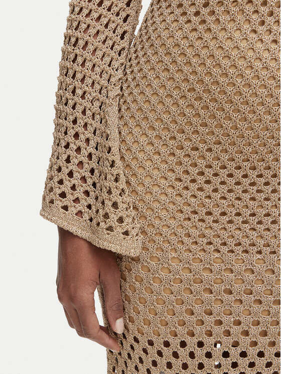 Simona Corsellini Simona Corsellini Strandkleid P26CPABO0101 Hellbeige Regular Fit