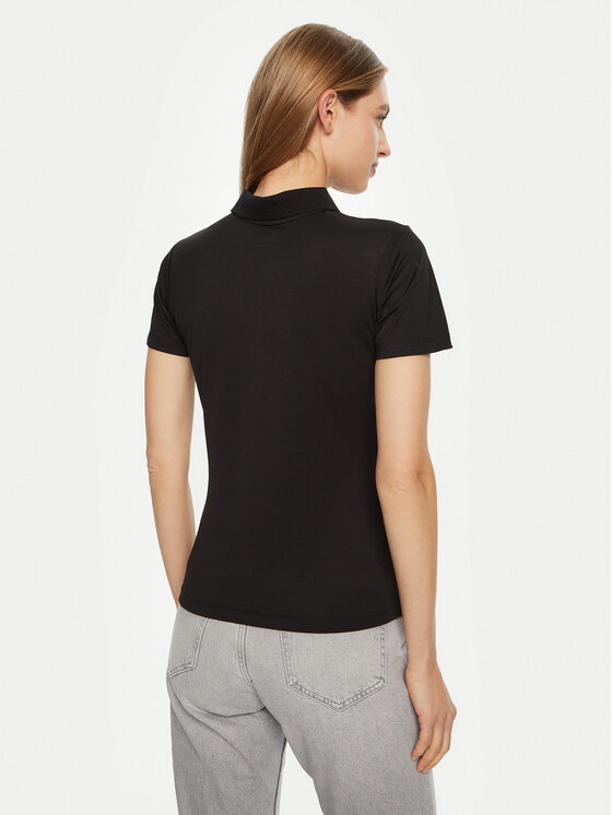 Guess Guess Polokošile W5RP4 7KARS2 Černá Regular Fit