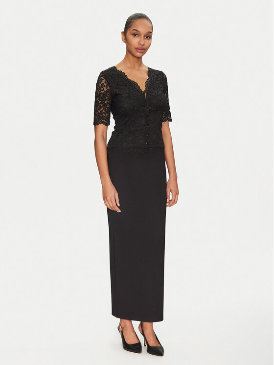 Morgan Morgan Bluza 251-TANGO Črna Slim Fit