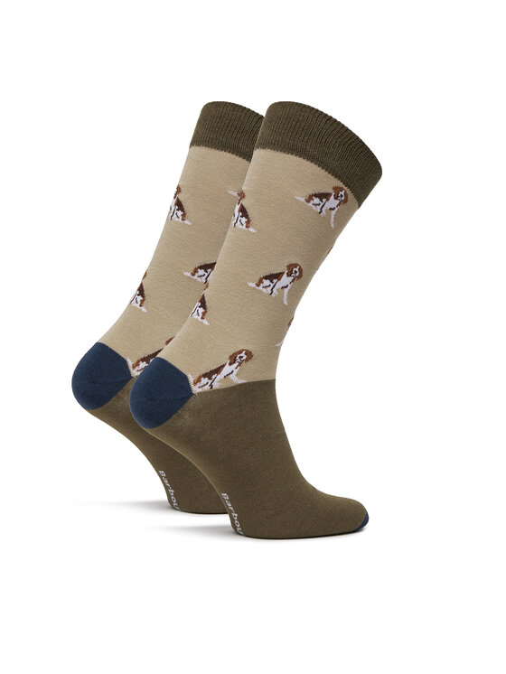 Barbour Barbour 3er-Set hohe Herrensocken Beagle Dog MGS0070BE31 Beige