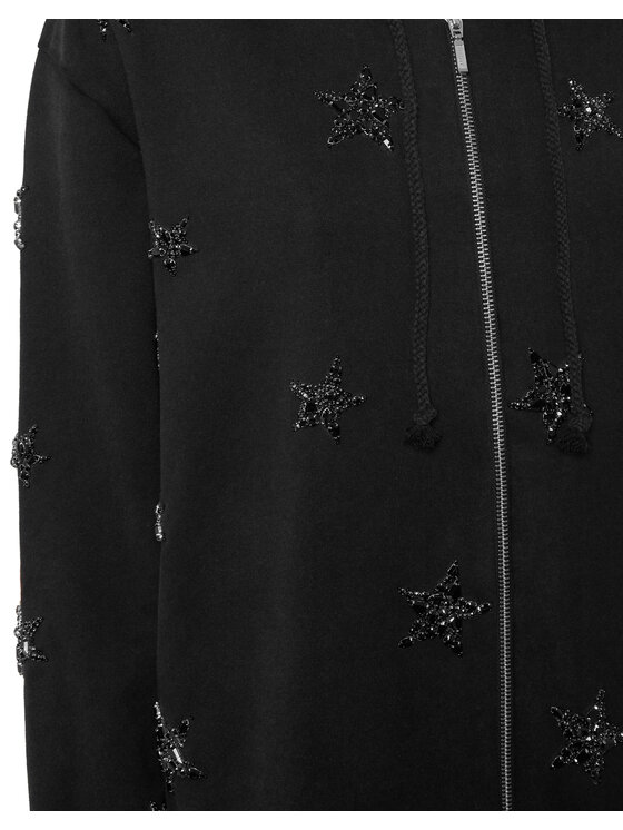 PHILIPP PLEIN PHILIPP PLEIN Bluza 28049 Czarny Regular Fit