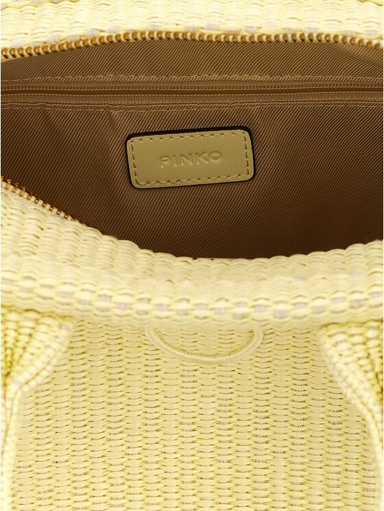 PINKO PINKO Torebka Bicolor Polypropylene Tote Żółty