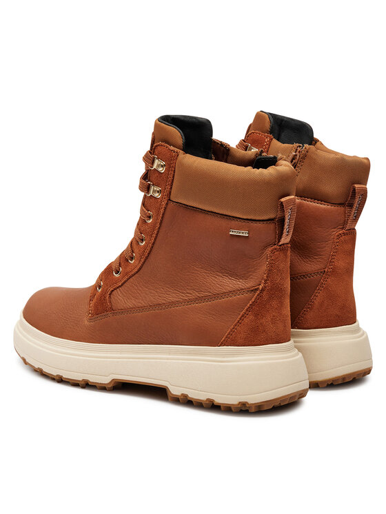 Geox Geox Schnürstiefeletten Lamidie ABX B D46XMB 0FV22 C6001 Braun