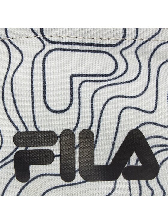 Fila Sac banane Belmont Back To School Map Small Street Waist Bag FBT0002.13239 Blanc