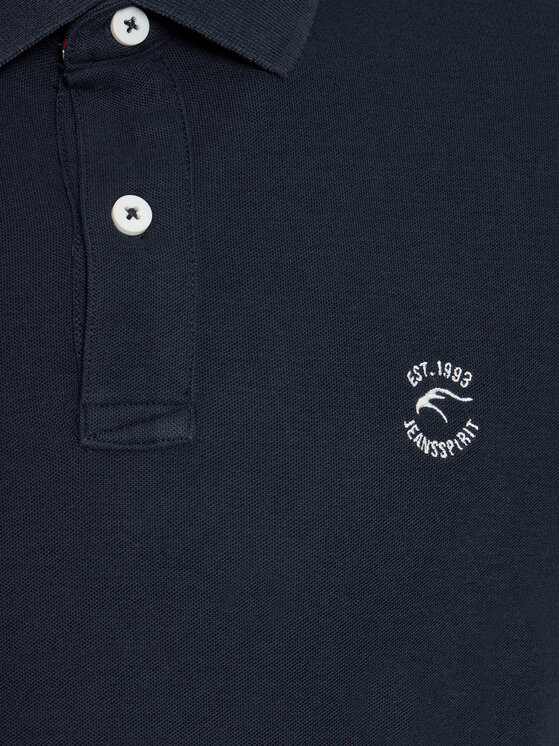 INDICODE INDICODE Pólóing Wadim 40-913 Sötétkék Slim Fit