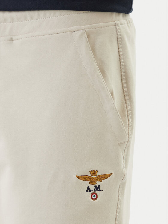 Aeronautica Militare Aeronautica Militare Pantaloncini sportivi 261BF0032UF00674 Beige Regular Fit