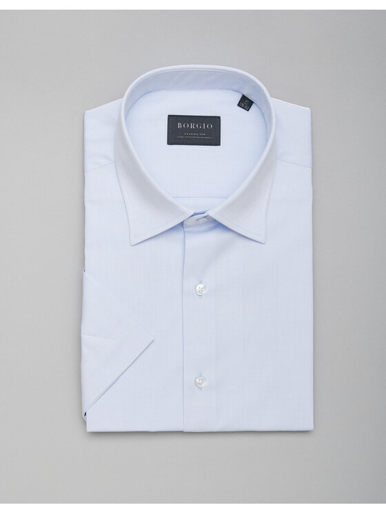 Borgio Borgio Koszula canosa Niebieski Classic Fit