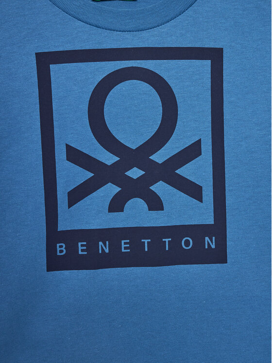 United Colors Of Benetton United Colors Of Benetton T-Shirt 3096C10H2 Blau Regular Fit