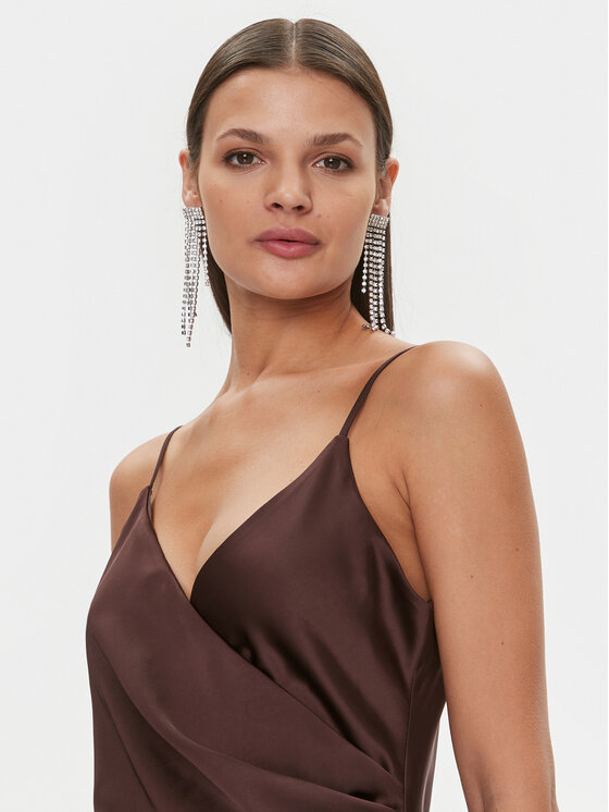 Imperial Imperial Коктейльна сукня AB5MGBA Коричневий Regular Fit