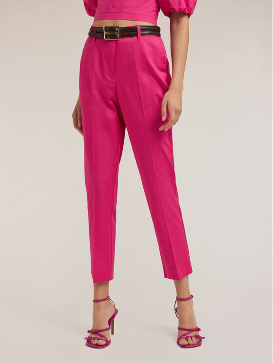 Motivi Motivi Pantaloni di tessuto P203Q203925N019 Rosa Regular Fit