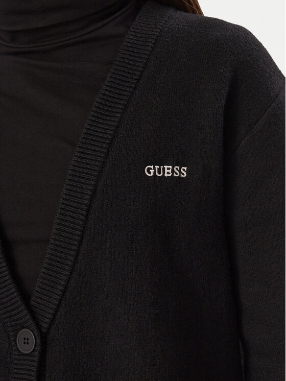 Guess Guess Кардиган V6BR17 Z2279 Черен Regular Fit