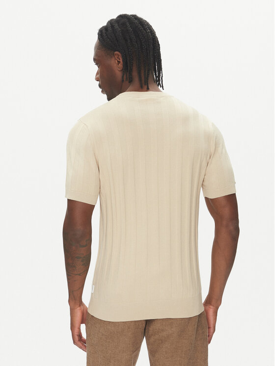 Lindbergh Lindbergh Тишърт 30-804064 Бежов Relaxed Fit