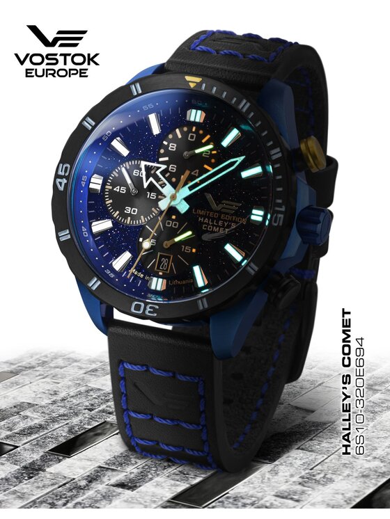 Vostok Europe Vostok Europe Zegarek 6S10-320E694 Czarny
