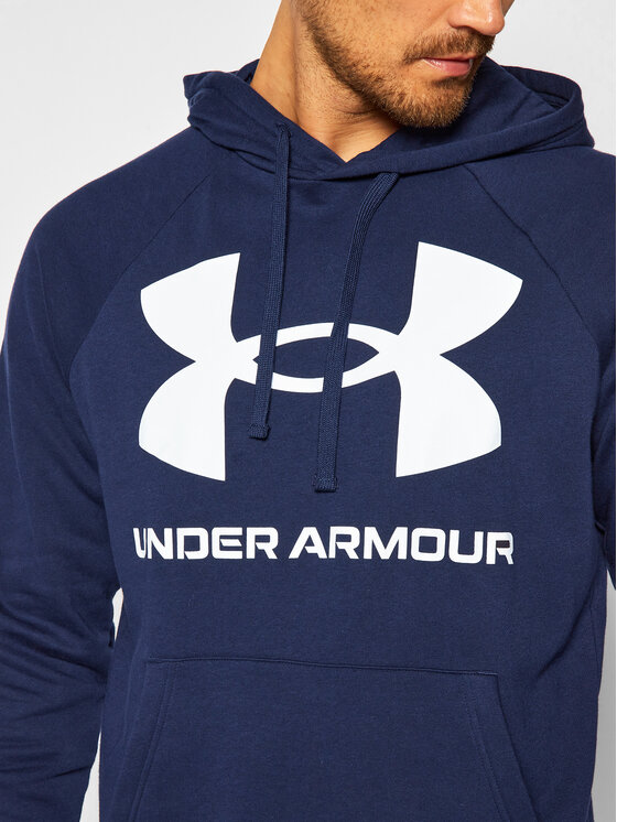 Under Armour Under Armour Bluza Ua Rival Fleece Big Logo 1357093 Granatowy Loose Fit