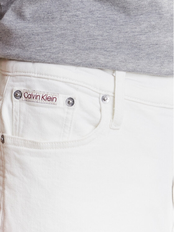 Calvin Klein Jeans Calvin Klein Jeans Jeansy J20J225137 Bílá Mom Fit