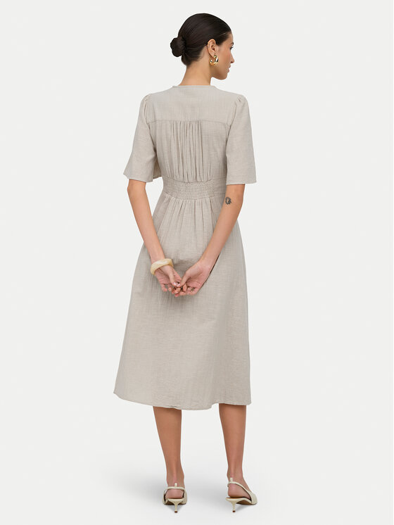 ONLY ONLY Každodenní šaty Tizana 15373535 Béžová Regular Fit