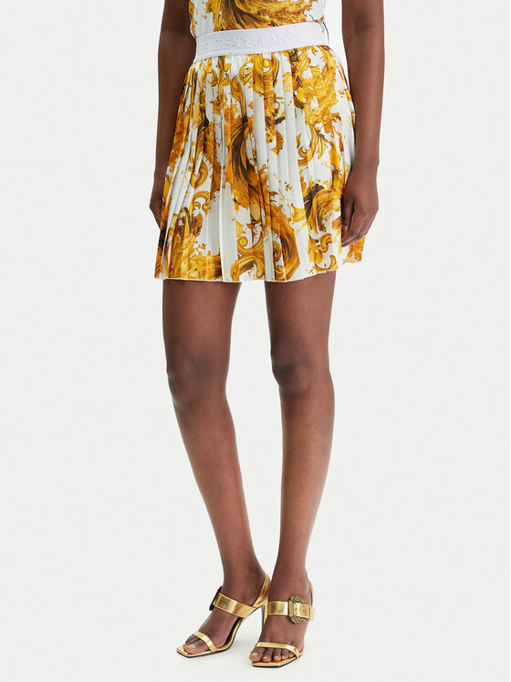 Versace Jeans Couture Versace Jeans Couture Cпідниця-міні 80HAE820 NS834 Білий Regular Fit