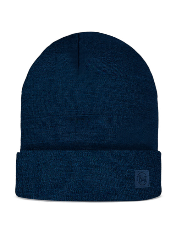 Buff Buff Berretto Merino Heavyweight Beanie Blu scuro