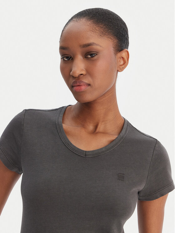 G-Star Raw G-Star Raw T-Shirt Eyben D24533-B059 Czarny Slim Fit