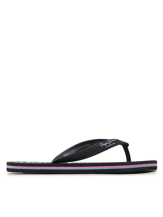 Pepe Jeans Pepe Jeans Джапанки Bay Beach Claic Brand W PLS70143 Черен